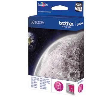Brother LC-1000M Cartridge, Origineel (Magenta)