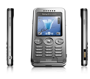 Sony Ericsson S302 Thunder Grey Grijs