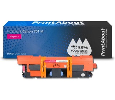 PrintAbout Huismerk Canon 701 M Toner Magenta