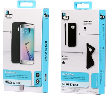 BeHello Samsung Galaxy S7 Edge Thingel Case Black