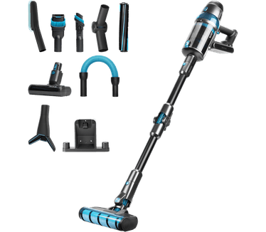 Cecotec Stofzuiger met digitale motor Conga RockStar 1500 Ultimate ErgoFlex. 3-in-1 Snoerloze stofzuiger: Steelstofzuiger, Bezem en handstofzuiger, 680 W en 26 kPa