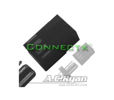 AC Ryan ACR-CB9031 3pin fan connector Female (Zwart)