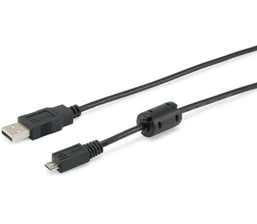 Equip USB 2.0 Typ A to Micro-B Cable, 1.8m, Black
