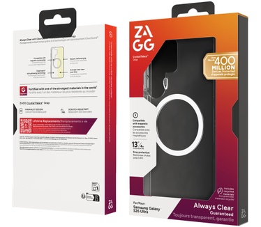 Zagg Crystal Palace Snap (iPhone 16) Transparant