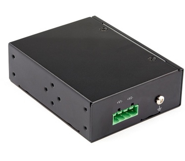 Startech.com Industrial Gigabit PoE Injector High Speed/High Power 90W 802.3bt PoE++ 48V-56VDC DIN Rail UPoE/Ultra Power Over Ethernet Injector Adapter -40°C tot +75°C Rugged