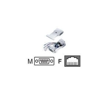 Roline Adapter DB9 (M) / RJ45 (F) 8P/8C 8Ltg