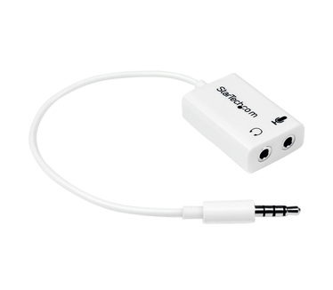 Startech .com MUYHSMFFADW. Connector 1: 3.5mm, Connector 2: 2x3.5mm, Soort stekkers: man/vrouw. Gewicht pakket: 13 g. Gewicht: 10 g