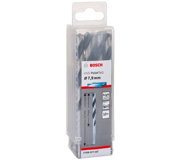 Bosch HSS Spiraalboor PointTeQ