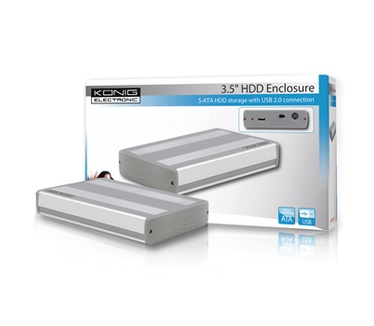 König KÖNIG S-ATA 3.5" HDD BEHUIZINGCMP-MOBSTOR151 KONIG HDD Behuizingen 3.5"