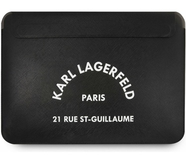 Karl Lagerfeld Laptoptas voor o.a. Apple MacBook (16") - Zwart Zwart