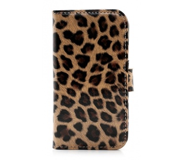 Kees KEES Luipaard Print Portemonnee Hoesje Galaxy S4 Mini