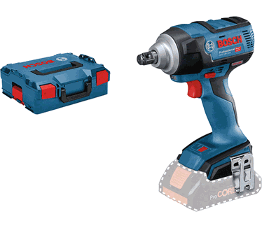 Bosch GDS 18V-300 18V Li-Ion accu slagmoersleutel body in L-Boxx - 1/2" - 300Nm