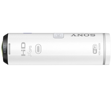 Sony AS200V Action Cam met Wi-Fi en GPS + Live View-afstandsbedieningsset Wit