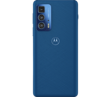 Motorola edge 20 pro Kunstleer Blauw