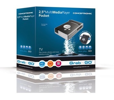 Conceptronic Grab'n'Go 2,5" Multi Media Player Pro