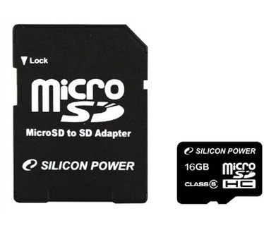 Silicon Power 16GB microSDHC