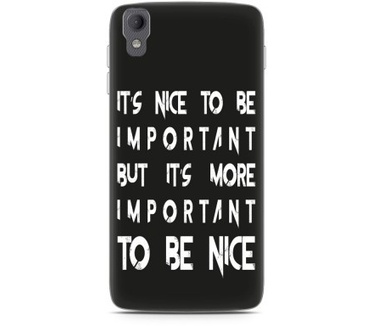 Just in Case BlackBerry DTEK50 Hoesje It's nice to be important