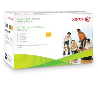 Xerox Gele toner cartridge. Gelijk aan HP C9722A. Compatibel met HP Colour LaserJet 4600/4650