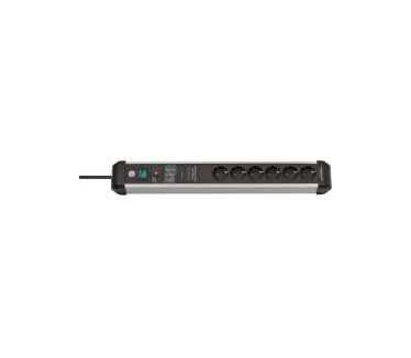 Brennenstuhl Premium-Protect-Line, stekkerdoos 6-voudig met overspanningsbeveiliging