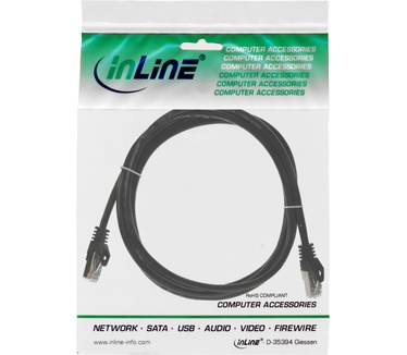 InLine RJ45/RJ45, 40 m Zwart