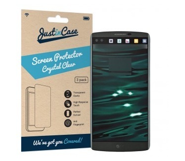 Just in Case Just in Case Screen Protector LG V10 - 3 stuks - Crystal Clear