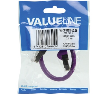 ValueLine 0.25m Cat6 FTP