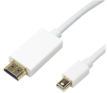 Techly Monitor Cable Mini DisplayPort (Thunderbolt) / HDMI 2m White ICOC MDP-020H Wit