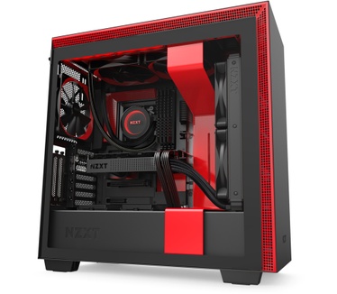 NZXT H710i Zwart/Rood