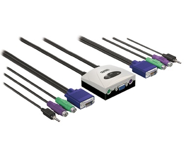 Sweex 2-Port Compact KVM Switch + PS/2 + Audio