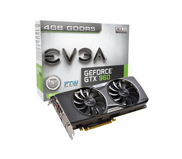 EVGA GeForce GTX 960 4GB FTW ACX 2.0+