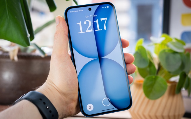 Vingerafdrukscanner van de Nothing Phone 4a