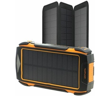 4smarts Solar Powerbank 20.000 mAh met Draadloos Opladen 10W
