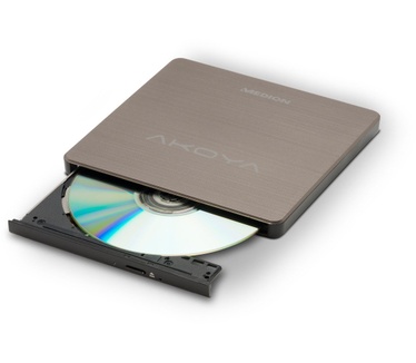 Medion Akoya ® Externe USB 2.0 DVD CD brander GP60NB50 Aluminium