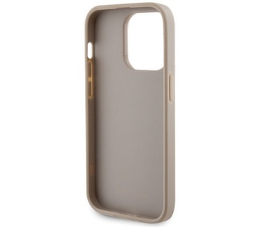 Guess 4G Metal Logo Back Case - iPhone 15 Pro Max (6.7") - Goud Goud