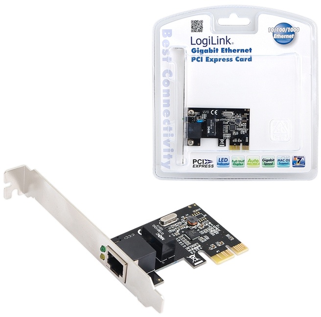 LogiLink Gigabit PCI Express Network Card Kenmerken Tweakers