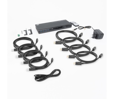 ACT 4-Poorts DisplayPort 4K@60Hz KVM Switch