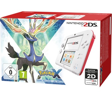 Nintendo 3DS 2DS + Pókemon X Rood, Wit