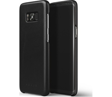 Mujjo Leather Case Galaxy S8 Plus zwart Zwart