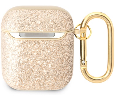 Guess Gitter Flakes Case - Apple Airpods 1 & 2 - Goud