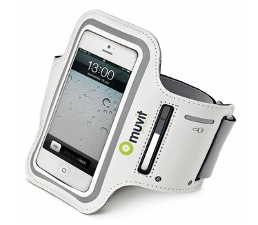 Muvit Sport armband iPhone 5/5S (white)