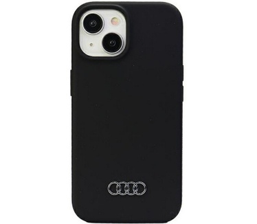 Audi Silicone Back Case - Apple iPhone 15 Plus (6.7") - Zwart Zwart