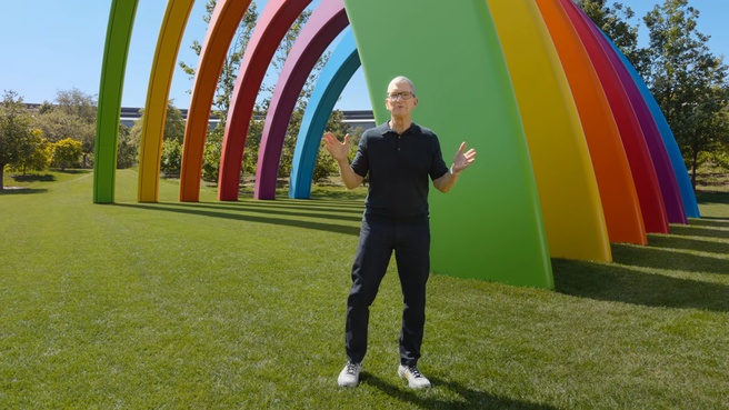 ceo Tim Cook op WWDC 2026. Bron: Apple