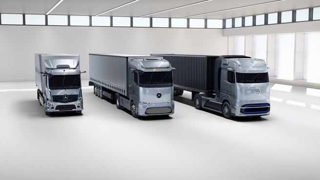 Daimler waterstofvrachtwagens