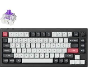 Keychron Q1 HE Hot Swappable RGB Backlight Nebula Switch Knob - Carbon Black