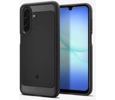 Spigen Rugged Armor TPU Back Cover Zwart Samsung Galaxy A17/A17 5G