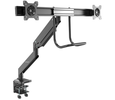 Startech.com Monitor arm voor 2 schermen heavy duty bureaudoorvoer / bureauklem bevestiging