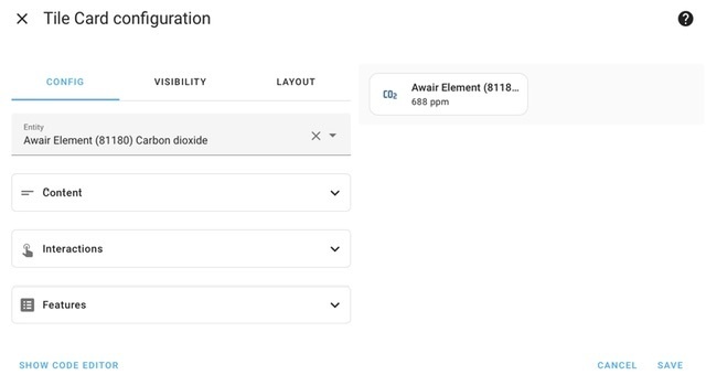 HA - Edit Title Card configuration