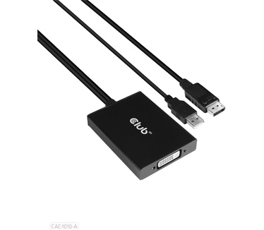 Club 3D DisplayPort to Dual Link DVI-D HDCP OFF version Active Adapter M/F for Apple Cinema Displays