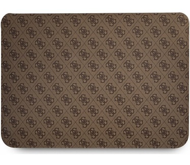Guess 4G Triangle Laptoptas voor o.a. Apple MacBook (16") - Bruin Bruin