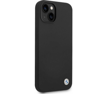BMW Silicone Back Case voor Apple iPhone 14 Plus (6.7") - Zwart Zwart